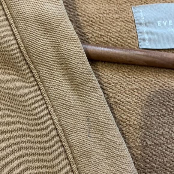 Everlane sweatshirt cardigan in walnut - Picture 5 of 6